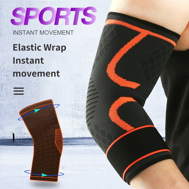 Elbow Pad Breathable Adjustable Elastic Brace Sports Elbow Support Protector Arm Guard for Men Women