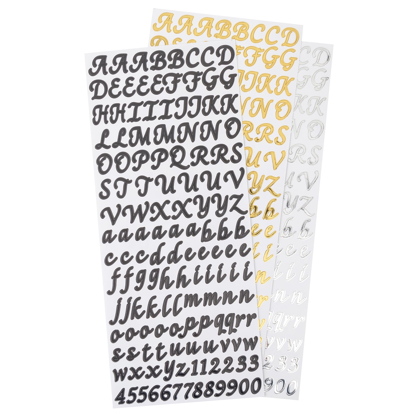 Wholesale Custom Design Gold Silver Black White PVC Foam Alphabet  Decorative Puffy Letter Stickers for Scrapbook Paper Craft - China Sticker  and Custom Sticker price