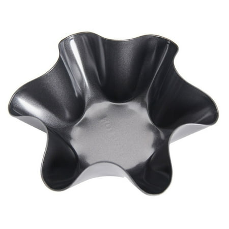 

Heavy Duty Non-Stick Fluted Tortilla Shell Pans Heat Resistant Flower Baking Molds Brioche Molds