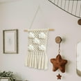 thumbnail image 2 of Tapiz colgante de pared de macramé con , adorno de pared, tapiz tejido moderno, decoración artística de pared para fiesta, apartamento, hogar,, 2 of 9