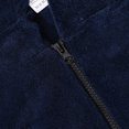 thumbnail image 4 of MHFRRA Sudadera con Capucha y Cuello Alto para Hombre, de Color Liso, de Invierno, con Media Cremallera, Informal, Holgada, de Tendencia Empresarial, Deportiva Azul, 4 of 7
