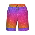 thumbnail image 7 of Disketp Men's Swim Trunks Hawaiian Breathable Surf Beach Swimsuits Mesh Lining Beach Shorts with Pockets-Holiday Shiny, 7 of 7