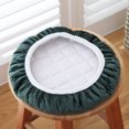 thumbnail image 3 of Baibu - Fundas para taburete redondas, supersuaves, redondas, para taburete de bar, fundas para cojines, cojín para asiento, solo un cojín, 3 of 3