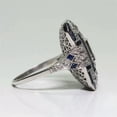 thumbnail image 3 of K-KED Gorgeous Delicate Jewelry 925 Silver Rings Cubic Zirconia for Women Wedding Ring Size6-10-7-Blue, 3 of 6