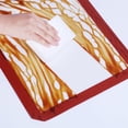 thumbnail image 4 of Estera para hornear profesional antiadherente de silicona de 16,5 "X 11,6" hojas para galletas gruesas en horno fácil de limpiar rojo Xemadio FLD-1796, 4 of 8