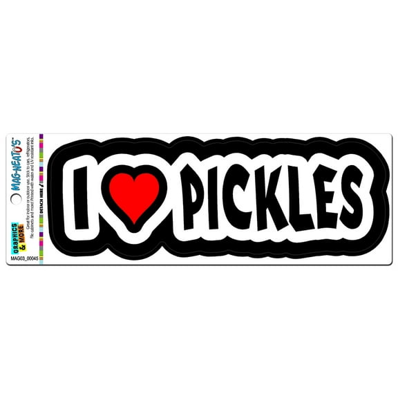 I Love Heart Pickles MAG-NEATO'S(TM) Car/Refrigerator Magnet