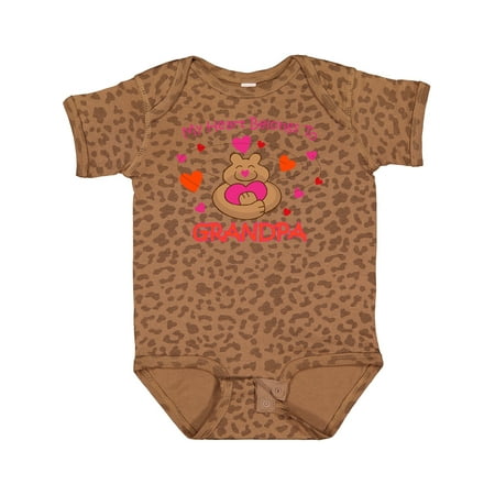 

Inktastic Heart Belongs to Grandpa Gift Baby Girl Bodysuit
