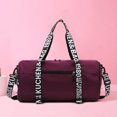 thumbnail image 4 of Bolsa De Ejercicios Oxford Fitness Bag Bolsas de gimnasio portátiles de gran capacidad para hombres y mujeres (Borgoña) Ehuebsd Para Estrenar, 4 of 8
