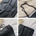 thumbnail image 3 of Bolso pequeño retro, bolso con cadena para citas, bolso de hombro joker de cuero artificial., 3 of 5
