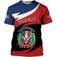 thumbnail image 3 of Personalized Dominican Republic Shirts 3D, Republica Dominicana Tshirt, Dominican Republic Flag Shirt (S), 3 of 6