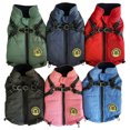 thumbnail image 2 of Ropa de invierno para mascotas, chaleco 2 en 1, chaqueta con arnés y cremallera en la espalda, abrigo cálido con forro polar para perros, abrigos para perros para clima frío, 2 of 5