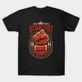 thumbnail image 1 of T-Shirt Graphique Vintage de Boxe « Fist Bare Knuckle » Unisexe, jusqu'à la Taille 3TG., 1 of 4
