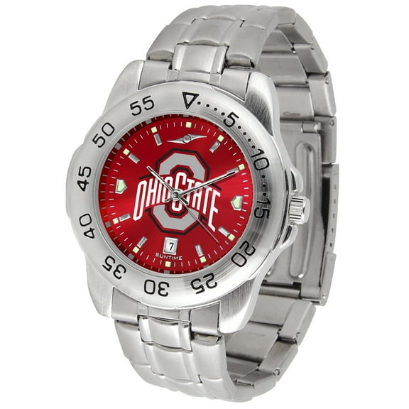 Ohio State Buckeyes Sport Steel AnoChrome Watch