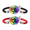 thumbnail image 1 of Pulsera Luminosa 2 Piezas Acero Inoxidable para Mujeres Y Hombres Regalo El Día San Valentín, 1 of 9