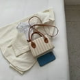 thumbnail image 3 of Sac Hobo Respirant pour Femme, Pochette Mode pour Cadeau d'Anniversaire (Brun), 3 of 10