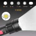 thumbnail image 4 of Rewera Linterna LED 10.000 Lúmenes, Linterna Super Brillante XHP70, Recargable por USB, Linterna Táctica IP67 Impermeable 5 Modos, Camping Senderismo Luz de Supervivencia de Emergencia al Aire Libre, 4 of 6