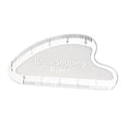thumbnail image 4 of BELOVING Eyebrow Shaping Ruler Portable Beginners Positioning Arch Brow Mapping Ruler 6cmx3cm, 4 of 9