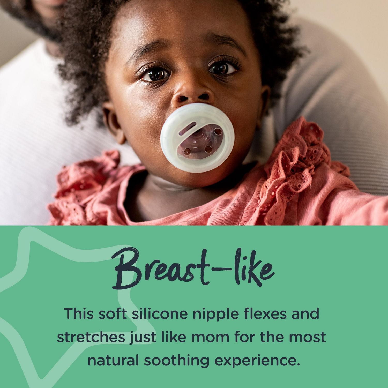 Tommee Tippee Pickapaci Mixed Pacifier 3 Pack, Breast-like, Ultralight and Night-Time Glow in the Dark, 0-6m, 3 Count