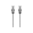 thumbnail image 1 of Belkin Slim - Patch cable - RJ-45 (M) to RJ-45 (M) - 14 ft - UTP - CAT 6 - molded, snagless - gray, 1 of 7
