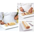 thumbnail image 5 of Dengjunhu 2Pcs Roll Mold Baking Mat Silicone Baking Sheet Mat Jelly Roll Pan Flexible Baking Tray Pastry Mat Tray Silicone Cookies Mold Bakeware, 5 of 7