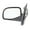 Paint to match, variant on For Ford Explorer Sport Trac 2001 02 03 04 2005 Door Mirror Passenger Side | Power Glass | Manual Folding | Textured Black | Replacement For FO1321241 | 1L5Z17682BAA