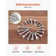 thumbnail image 3 of KFFKFF 420 PCS Self-Drilling Screws, Stainless Steel #8 #10 Assortment Kit for Metal and Wood, Phillips Truss Head & Hex Head Self-Tapping Screws, Lengths from 1/2 Inch to 2 Inch, Silver, 3 of 9