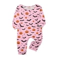 thumbnail image 2 of Grblisyd Family Pajamas For Halloween Matching Family Long Sleeve Top and Pant Loungewear Set For Women Men Kids, 2 of 5