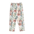 thumbnail image 4 of Goofa Lilies Flowers Printed Soft Pajama Pants for Women, Wide Leg Comfy Casual Lounge Yoga Pants-XX-Large, 4 of 9
