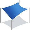 ALEKO Waterproof Sun Shade Sail - Rectangular - 10 x 6.5 Feet - Blue