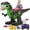 Black, variant on UUGEE Remote Control Dinosaur Toys for Boys, 2.4G RC Dinosaur Robot T-rex with Light Sound, Christmas Birthday Gifts Toys Ages 6 7 8+ Year Old Kids