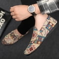 thumbnail image 5 of [Men's Slip-On Loafers] Handcrafted Slip-On Walking Shoes - Fashionable Loafers for Men - Suitable for Students And Teenagers - Everyday Wear - All Seasons, 5 of 8