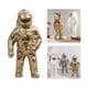 thumbnail image 5 of Figura de cerámica de astronautas, linda figura de astronauta, decoración para inauguración. dorado, 5 of 9