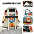 thumbnail image 3 of FORMRS Mini Backpack Purse for Women Quilted Travel Daypack Casual Shoulder Bag, Colorful Circles, 3 of 7