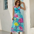thumbnail image 2 of Flamingo Pattern Art Sleeveless Dress Women's Summer Suit Dresses for Women 2025 Luxury Party Dress, 2 of 7