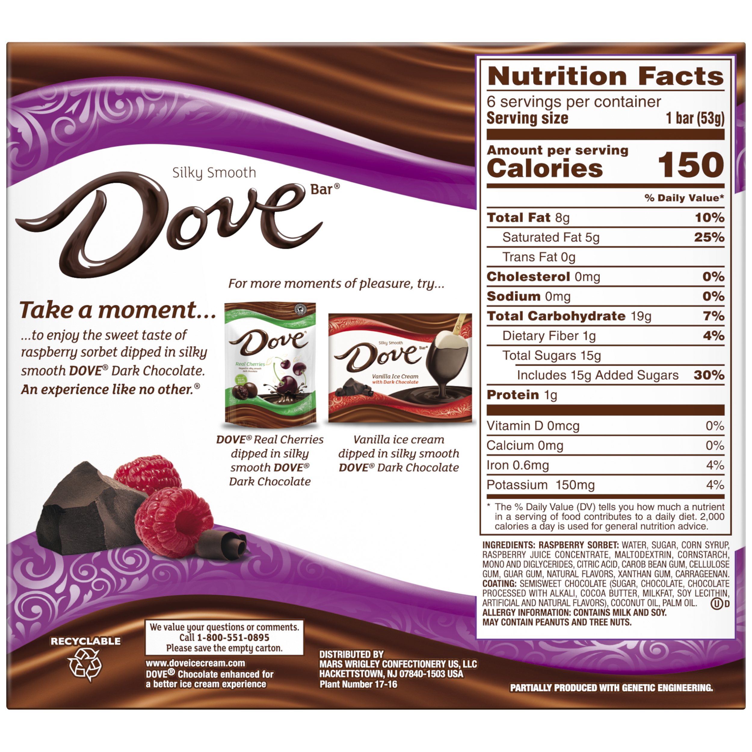Dove Dark Chocolate Bar Nutrition Nutrition Pics