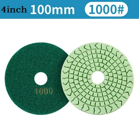 

4 Inch 100Mm Wet Diamond Polishing Pads Tool for Granite Marble Concrete 1000#