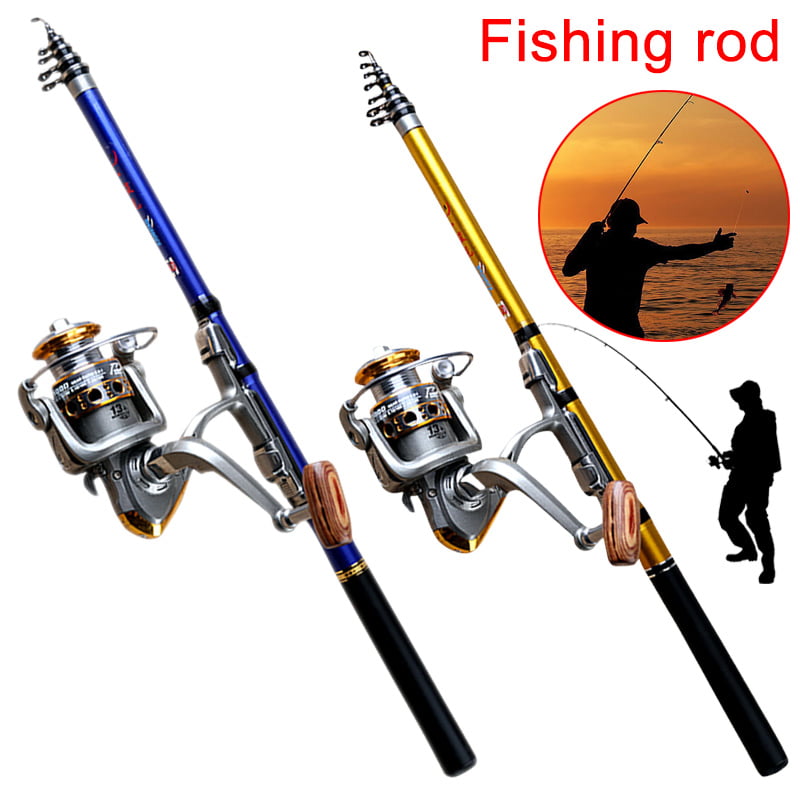 1 Pc Mini Portable Telescopic Fishing Rod Spinning Carbon Fish Hand Tackle Sea R 