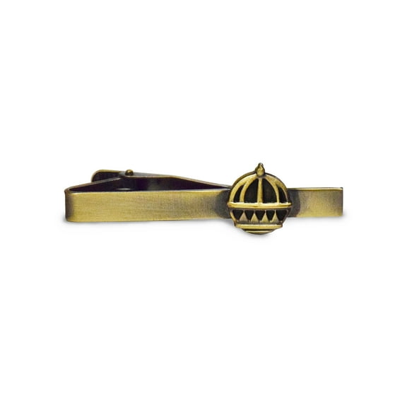 Men's Brass Liahona Engraved Tie Clip