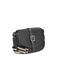 thumbnail image 3 of Time and Tru Women’s Daisy Crossbody Handbag, Black, 3 of 5