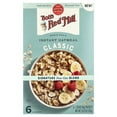 thumbnail image 1 of Bob's Red Mill, Instant Oatmeal, Whole Grain, Classic, 6 Packets, 1.59 oz (45 g) Each, 1 of 1