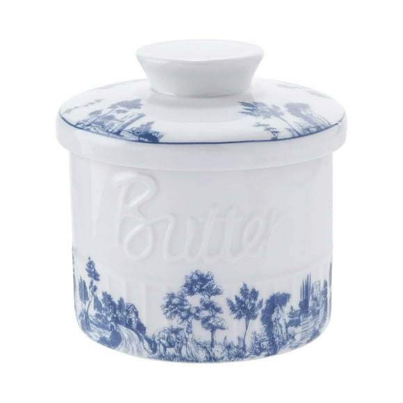 ziyahi Porcelain Butter Dish With Lid Elegant Solutions French Butter Crock Housewarming And Dining Needs