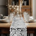 thumbnail image 3 of YuanLu Glitter Sequin Table Runner for Wedding, Party, Birthday – Sparkling Elegant Table Decor for Holiday, Easter, Christmas, Bridal Shower – Wrinkle-Free & Reusable, 3 of 7