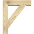thumbnail image 3 of Ekena Millwork 4"W x 22"D x 26"H Traditional Block Rough Sawn Bracket, Douglas Fir, 3 of 25