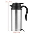 thumbnail image 4 of 750ml DC 12V 304 Stainless Steel and Food Grade PP Material Car Stainless Steel Cigarette Lighter Heating Kettle Mug Electric Travel Thermoses, 4 of 9