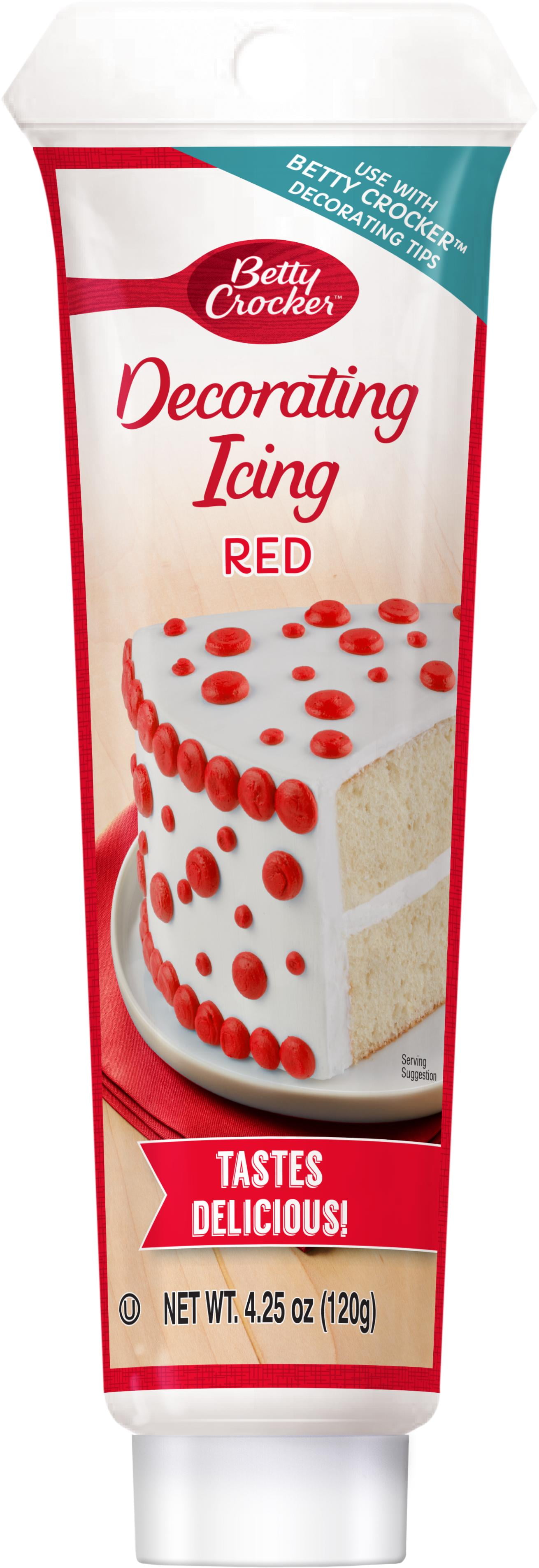 Betty Crocker Decorating Icing Tube, Red, 4.25 Ounces