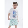 thumbnail image 2 of Disney Monsters Inc. Baby Boys' 2-Piece T-Shirt and Shorts Set Sulley Mike Teal, 2 of 7