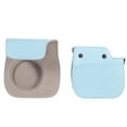 thumbnail image 4 of Andoer Retro PU Leather Camera Case for Fujifilm Instax Mini 8/8s/8+/9 - Blue Single Shoulder Bag with Shockproof Padding, Magnetic & Snap Closure, Adjustable Strap - Durable, Fashionable Protection, 4 of 6