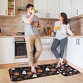 thumbnail image 2 of Funny Halloween Print Kitchen Rug Mats 2PCS Non Slip 47" x 20" + 28" x 20" Kitchen Carpet Floor Mat Hallway Rugs Anti Fatigue Doormat Home Decor, 2 of 7