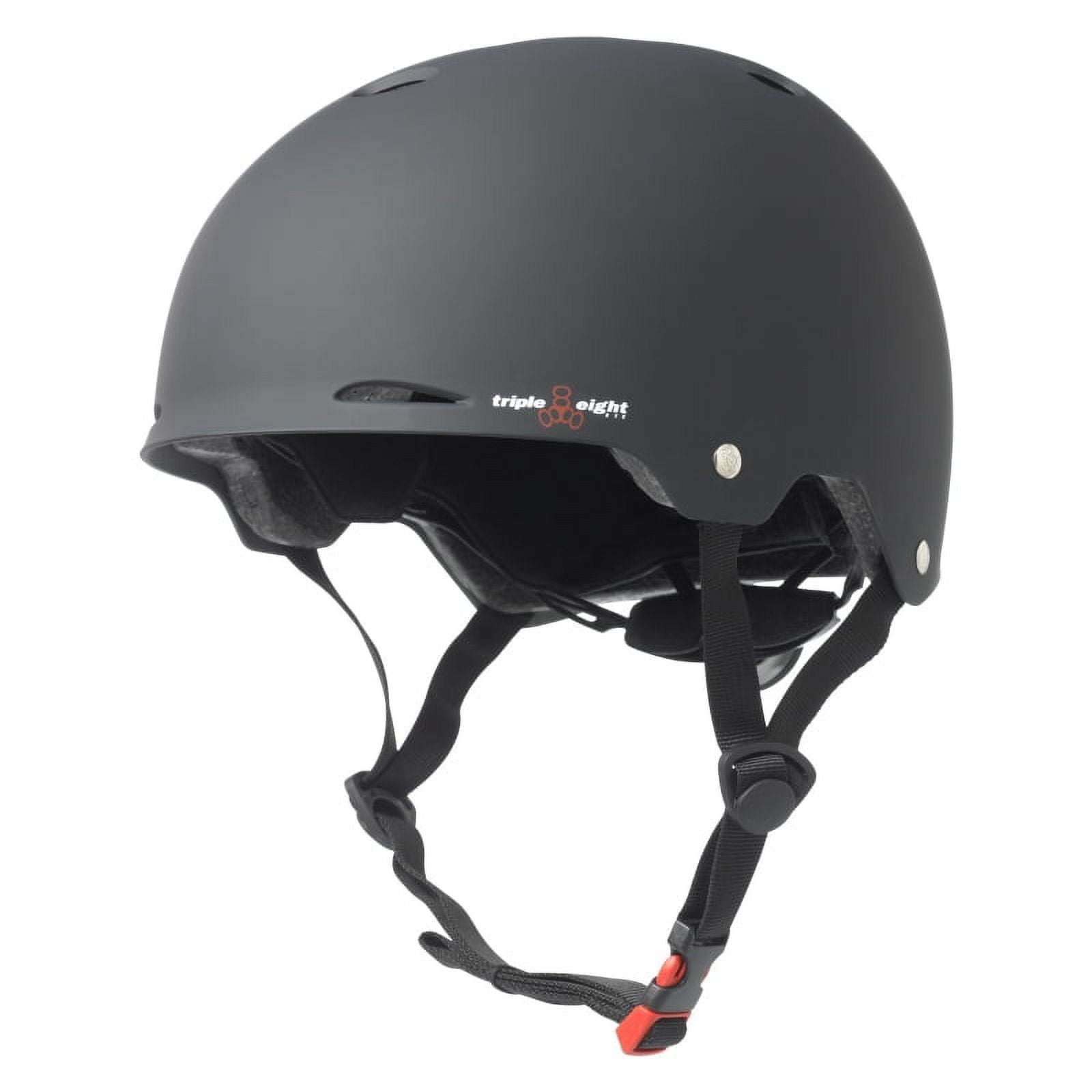Triple Eight Dual Certified Gotham Helmet Grooved EPS Fit Dial Blue Large/XLarge