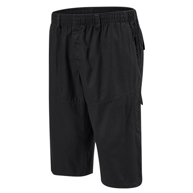 Birdeem Mens Shorts Mens Outdoor Casual Pants Multi Bag Work Pants Shorts Solid Color Shorts